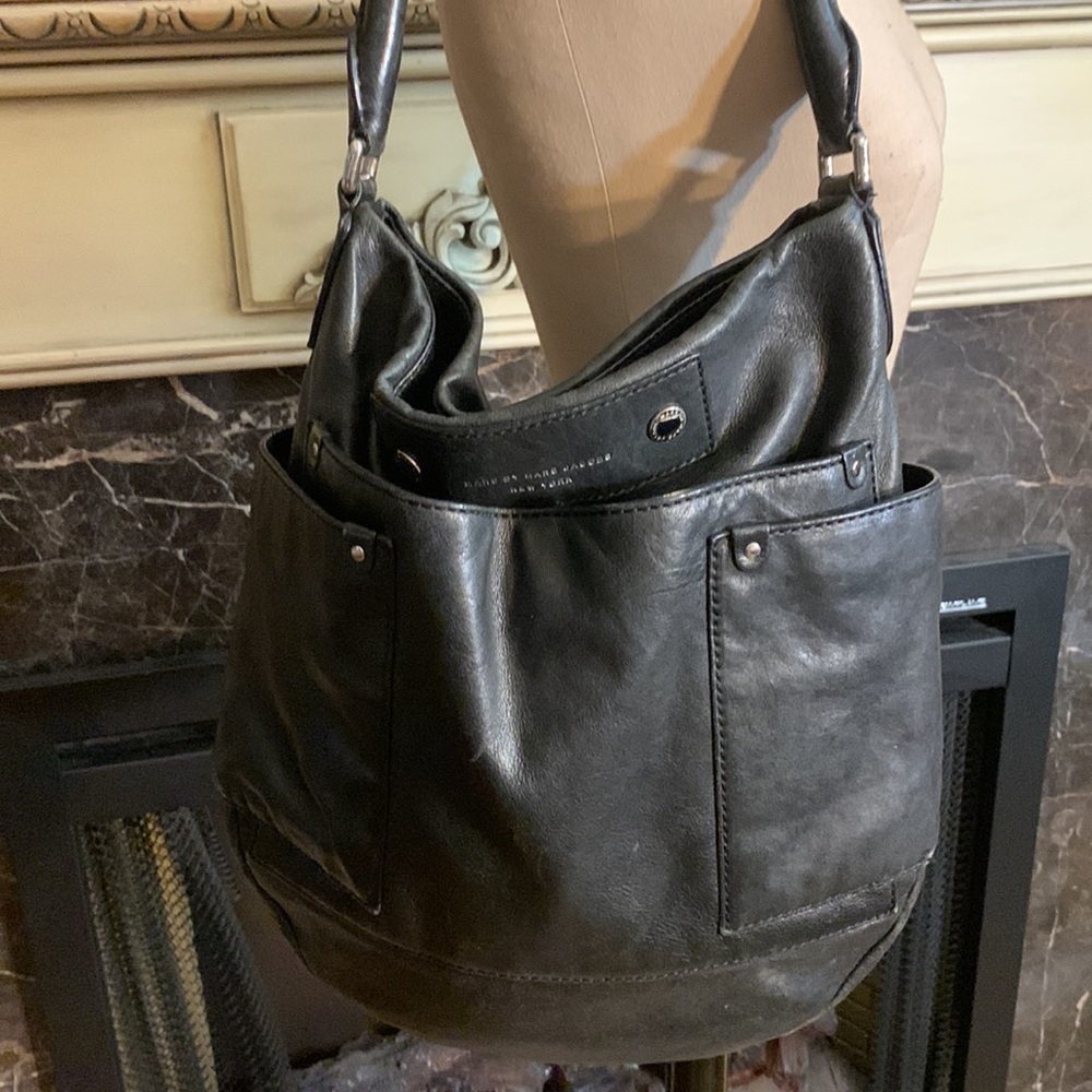 Marc by Marc Jacobs Lambskin Leather Hobo Bag